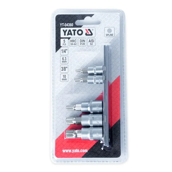 Hylsnyckelsats YATO YT-04360