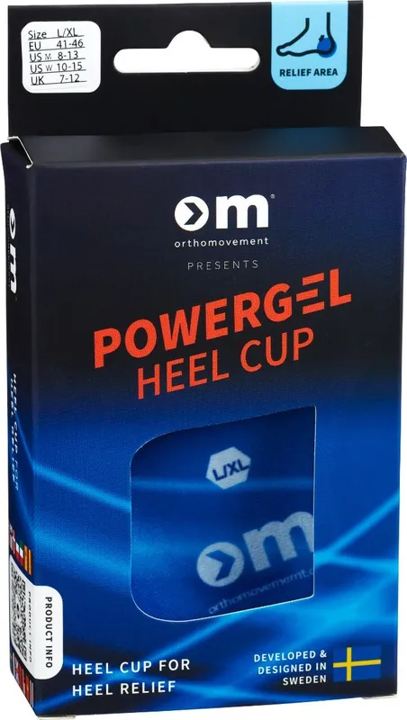 Ortho Movement Powergel Heel Cup Blue (#2092)