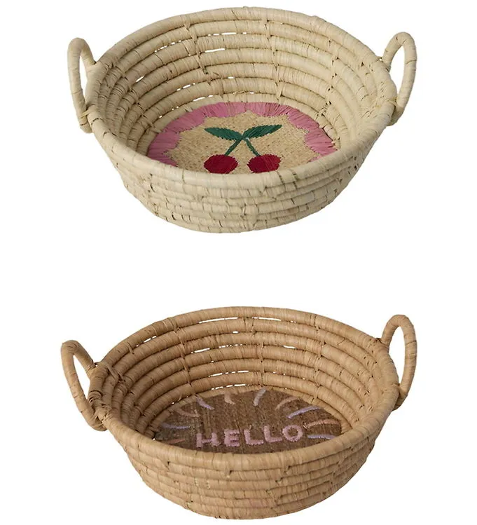 Rice Korg - 13 cm - Raffia - Blandat