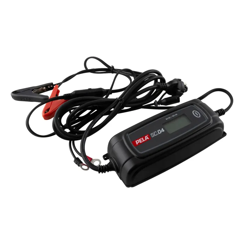 PELA 544066 Batteriladdare 6 V, 2 A/12 V, 4 A