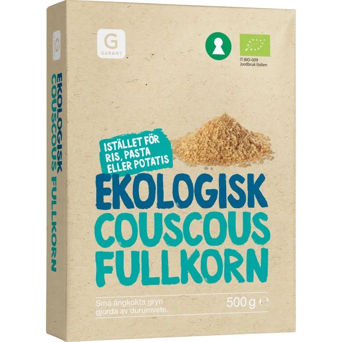 Garant Couscous Fullkorn Eko 500g