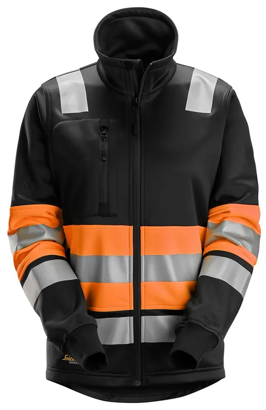Snickers Workwear 8077 Jacka svart/Hi-Vis orange Svart/Hi-Vis Orange