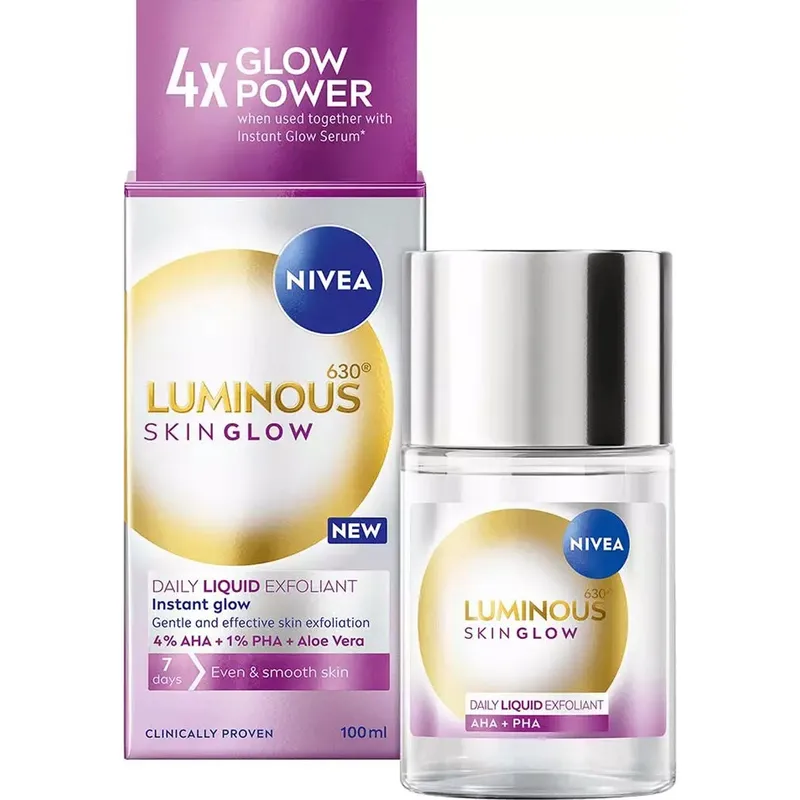Nivea Luminous630 Skin Glow Daily Liquid Exfoliant – 100 ml