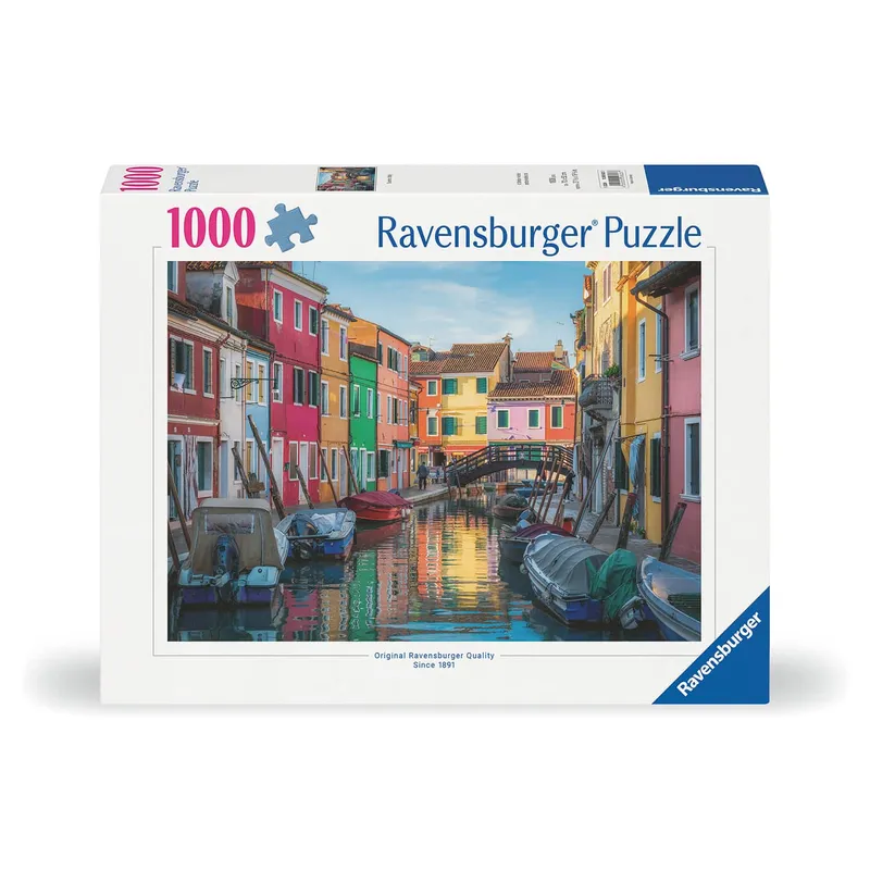 Burano Canal Venice Pussel 1000 bitar, Ravensburger