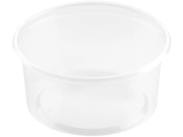 Plastform PP rund Delipack – 200ml 101x101x37mm tr – 50 st