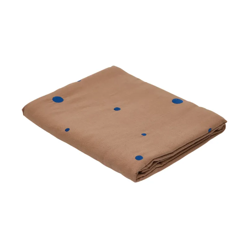 OYOY Nori bordsduk 140×260 cm Terracotta-optic blue