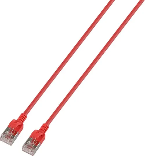 Prokord Slim Network Cable / Patch Cord Lszh Rj-45 Cat 6a 0.3m Röd