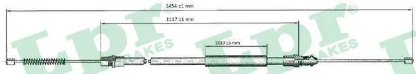 Handbromsvajer LPR C0692B