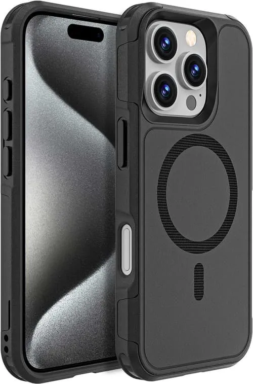 Cirafon Aegis Stöttåligt Magsafe Mobilskal (mil-std-810h) Iphone 16 Pro Svart