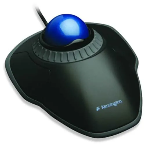 Kensington Mus Orbit™ Trackball, med scrollring - Styrkula - Optic - 2 knappar - Svart