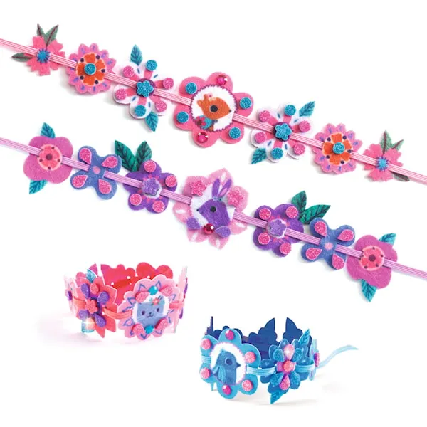 DIY-Kit Glittrande Armband 4 st Djeco
