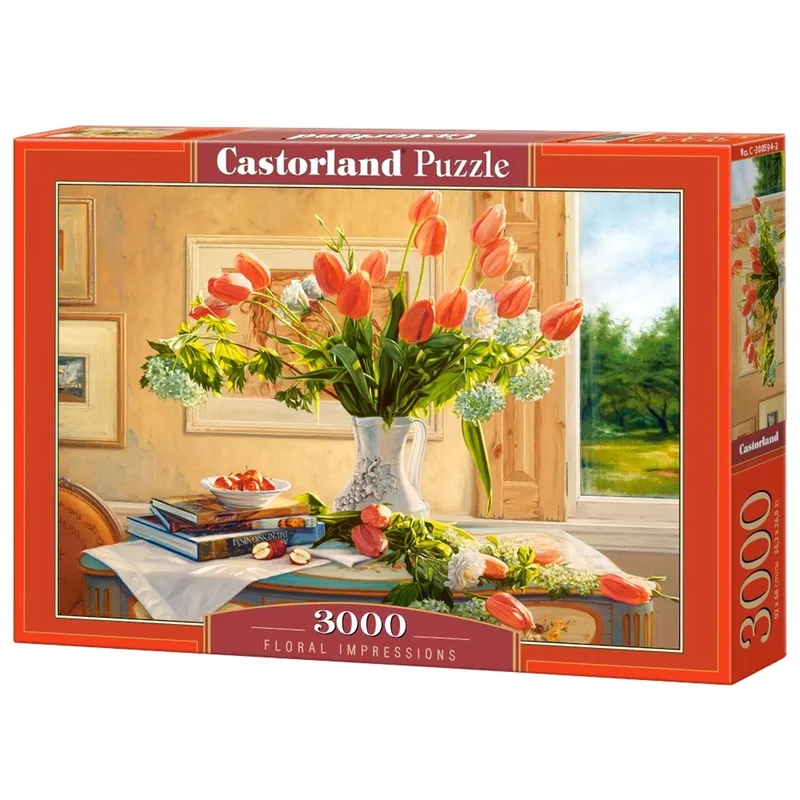 Castorland Pussel - Imponerande blommor 3000 bitar