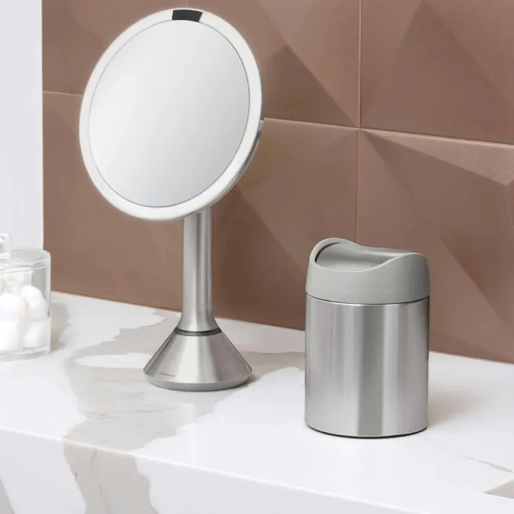 Simplehuman 1,5L minipapperskorg, borstad