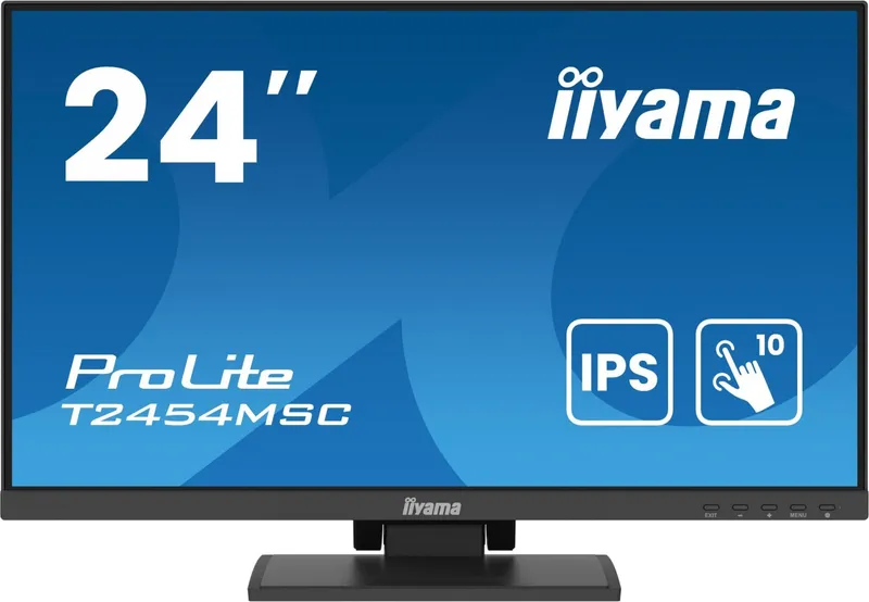 24″ iiyama ProLite T2454MSC - 1920×1080 (FHD) - 75Hz - IPS