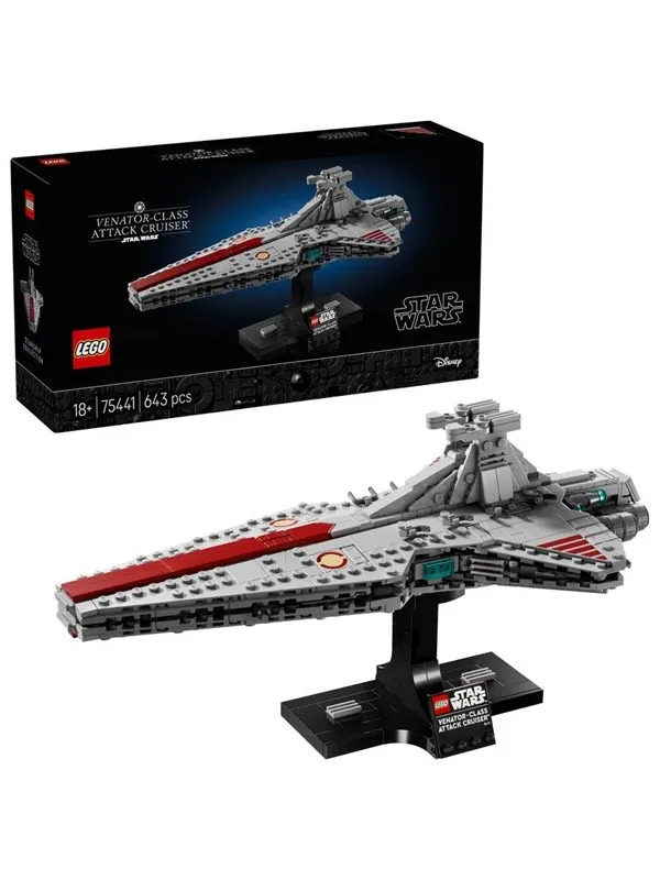 Angrebsskib af Venator-klassen LEGO byggeklodser Star Wars 75441