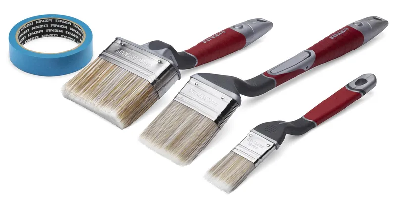 Anza Elite 700232 Fasadpenselset med tejp