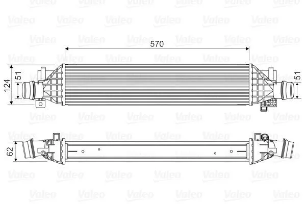 Intercooler VALEO 818629