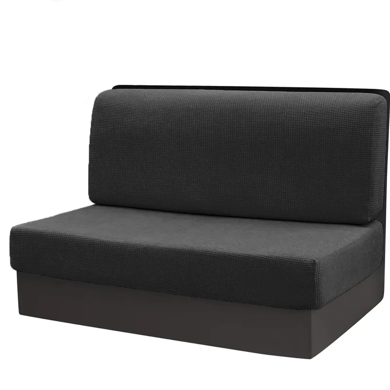 RV Dinette Puter Trekk RV Booth Setetrekk Loveseat Sofa Slipcover for RV Camper Bilbenk 1 ryggtrekk og 1 benktrekk