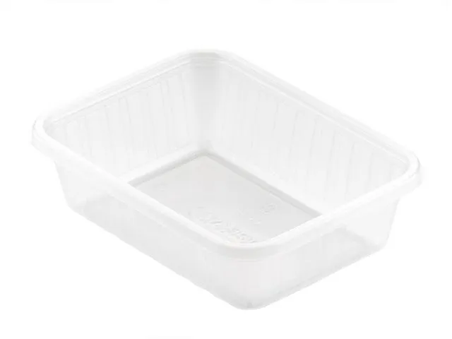 Plastform PP rektangulär Fixpack – 350ml 146x110x41mm transp – 50 st