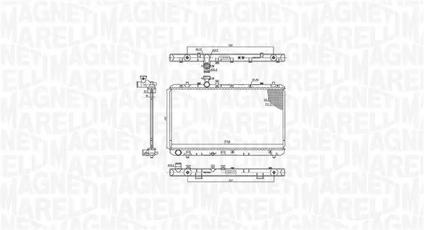 Kylare Magneti Marelli 350213199500
