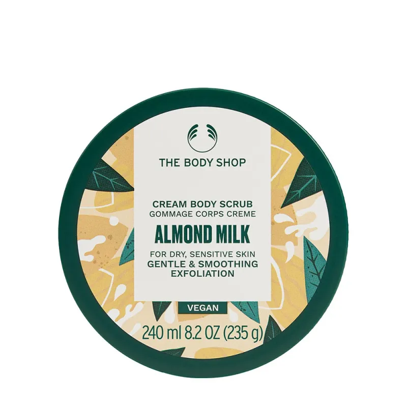The Body Shop – Mandelmjölkskroppsskrubb, 240 ml