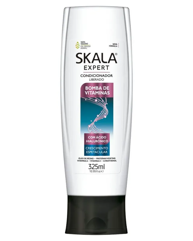 Skala Bomba de Vitaminas com Ácido Hialurônico - Condicionador 325 ml
