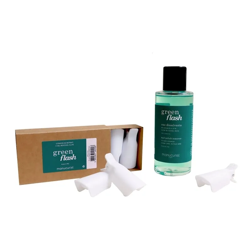Manucurist Green Flash Duo Gentle Polish Remover Green Flash & Withdrawal pliers