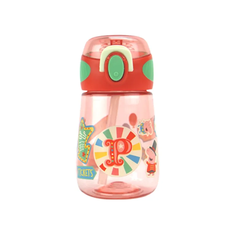 Nuby Peppa Pig 2-in-1 Vattenflaska 400 ml, Röd