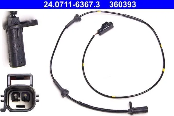 ABS-givare ATE 24.0711-6367.3