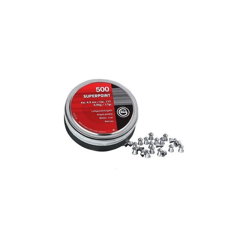 Luftgevärskula S-Point 4,5 mm, 0,50 g, 500 st
