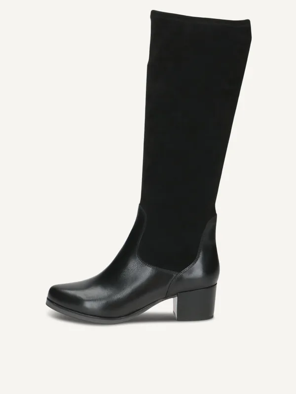 CAPRICE Boots, brown, made of Leather and synthetic with Block heel, Size 38