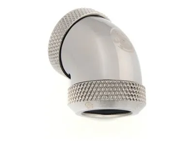 Bitspower Enhance – Vätskekylsystem vinklad adapter – for OD 12 mm – svart gnista
