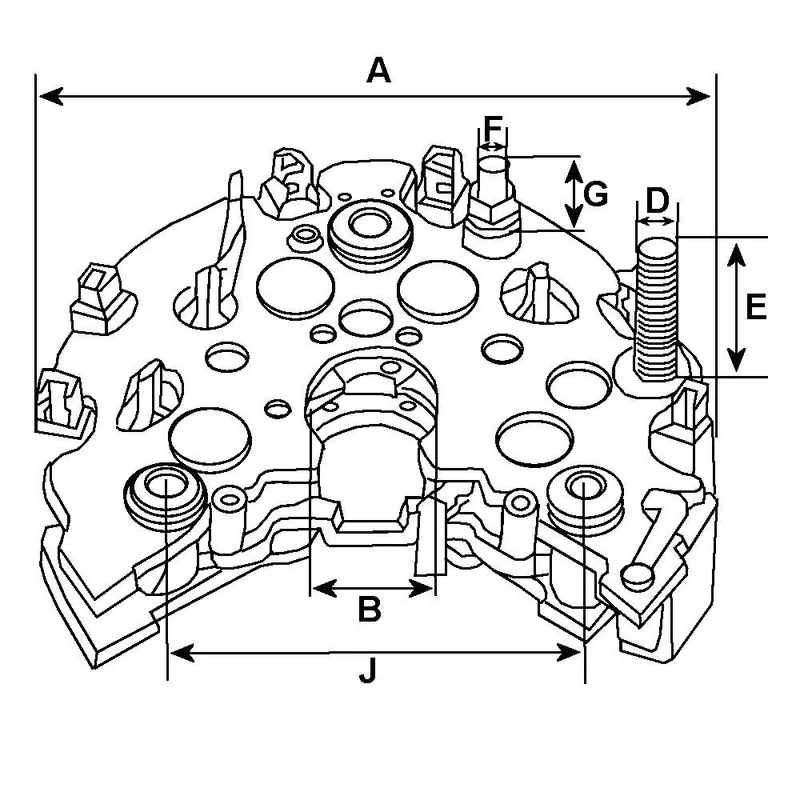 Likriktare, generator HC-Cargo F 032 239 982