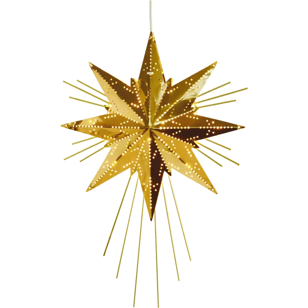 Star Trading - Mini Luxe 36cm - Adventsstjärna - Mässing