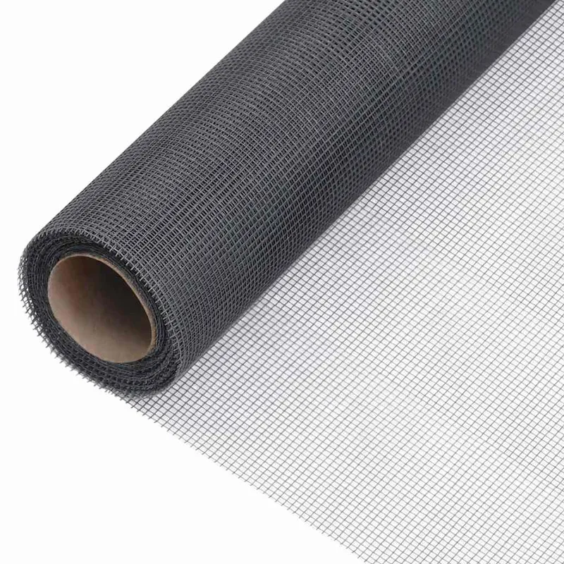 vidaXL Insektsnät glasfiberplast 80×1000 cm grå