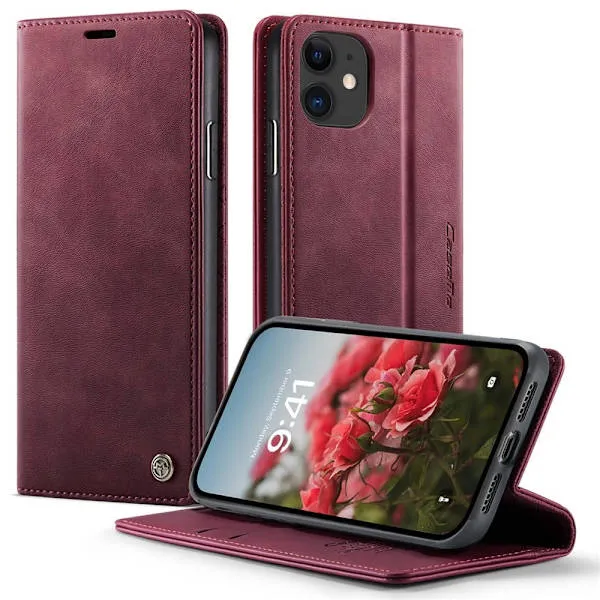 CaseMe vintage iPhone 11 fodral – Röd
