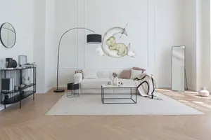 Väggdekor - Baby dinosaurie på månen