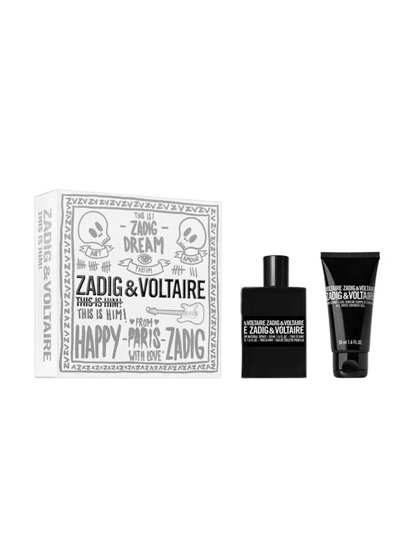 Giftset Zadig & Voltaire This Is Him Edt 50ml + Shower Gel 50ml