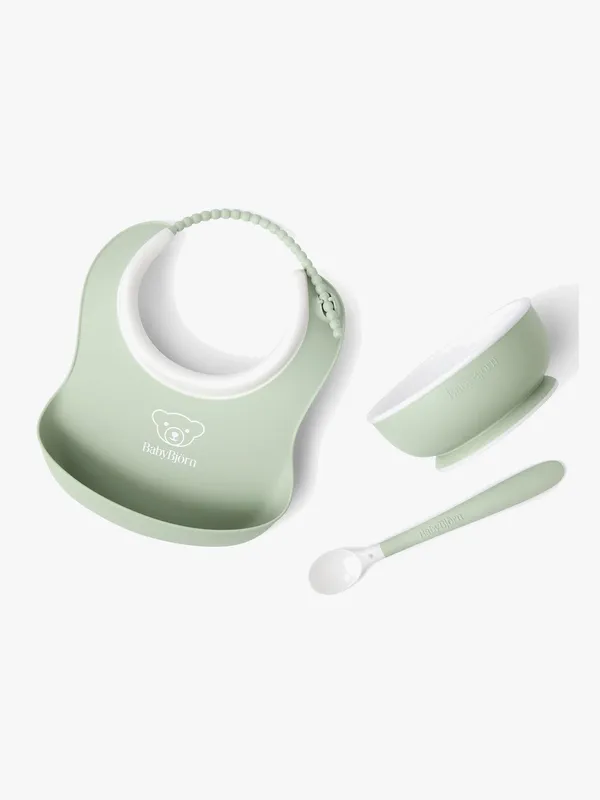 BabyBjörn Middagsset – 3 Delar – Pastellgrön