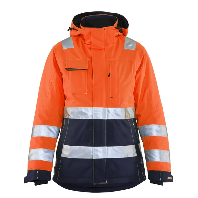 VARSELJACKA 4872 1987 VINTER DAM VARSELORANGE/MARINBLÅ L | Beijerbygg Byggmaterial