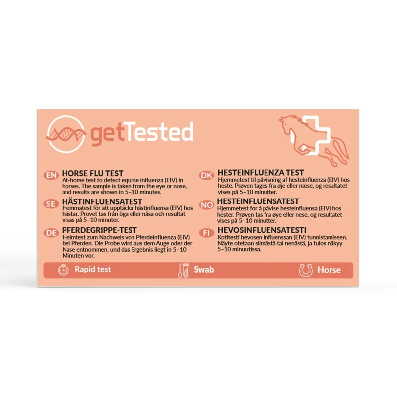 GetTested Hästinfluensatest