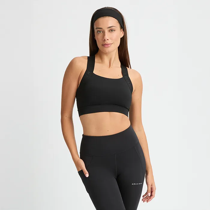 Röhnisch Women’s Kay Sports Bra Black/Black