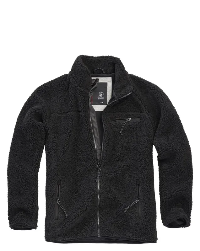 Brandit Teddyfleece-jacka Svart (#2459)