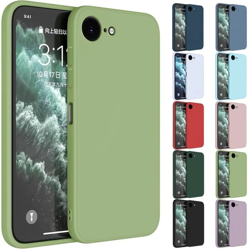 Iphone 16e skal mobilskal silikon / TPU (#8578)