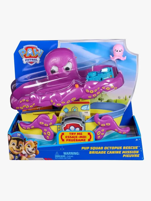 Paw Patrol Leksaksset – Valpgruppen Octopus Räddning