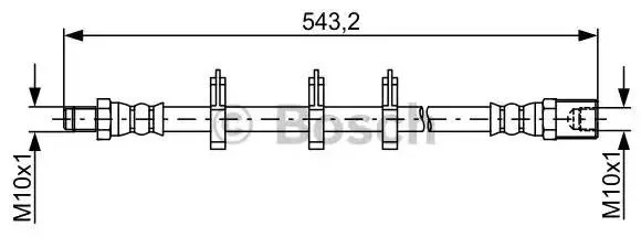 Bromsslang BOSCH 1 987 481 848