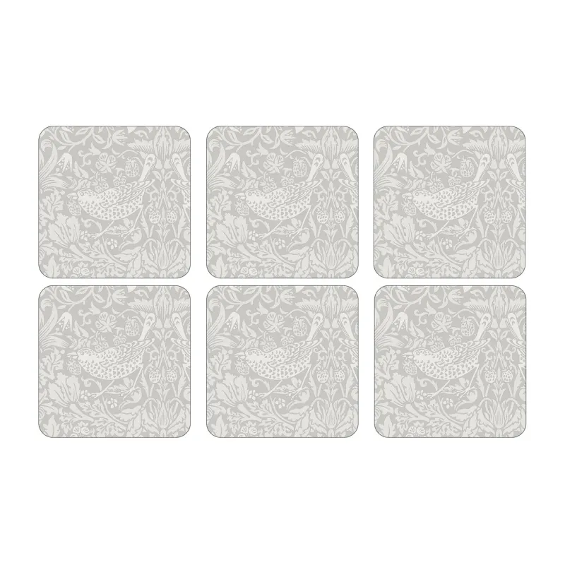Spode Pure Strawberry Thief Glasunderlägg 6 st
