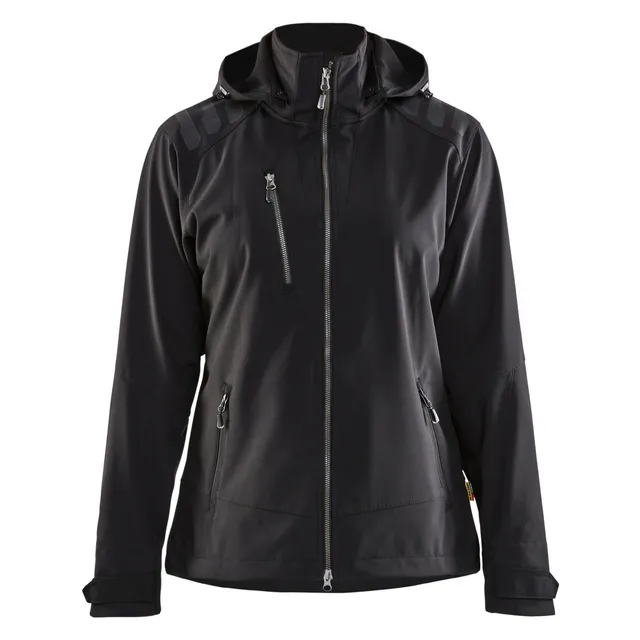SOFTSHELLJACKA 4719 2513 DAM SVART L | Beijerbygg Byggmaterial