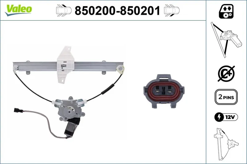 VALEO 850200 Fönsterhiss