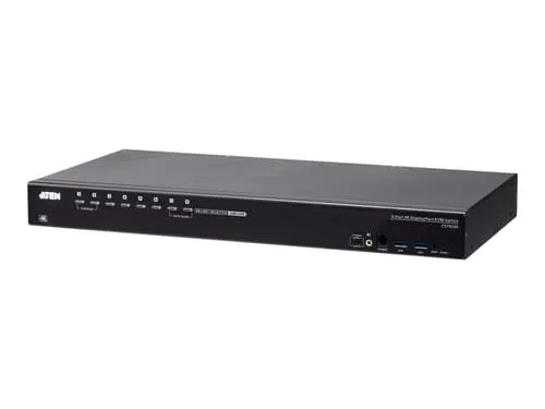 ATEN 8-Port USB True 4K DisplayPort KVM Switch wit